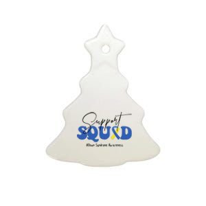 Support Squad Down Syndrome Awareness Month Ceramic Tree Ornament