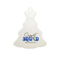 Support Squad Down Syndrome Awareness Month Ceramic Tree Ornament