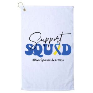 Support Squad Down Syndrome Awareness Month Platinum Collection Golf Towel