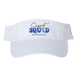 Support Squad Down Syndrome Awareness Month Valucap Bio-Washed Visor