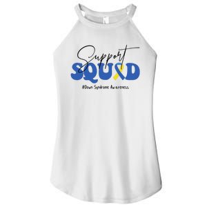 Support Squad Down Syndrome Awareness Month Women's Perfect Tri Rocker Tank