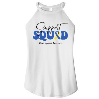 Support Squad Down Syndrome Awareness Month Women's Perfect Tri Rocker Tank