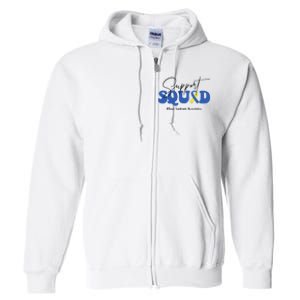 Support Squad Down Syndrome Awareness Month Full Zip Hoodie