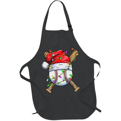 Santa Sports Design For Boy Christmas Baseball Player Apron