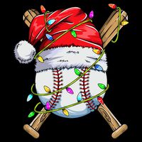 Santa Sports Design For Boy Christmas Baseball Player 16 in Basic Backpack