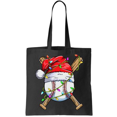 Santa Sports Design For Boy Christmas Baseball Player Bag