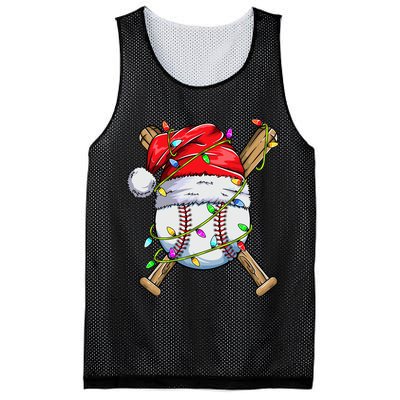 Santa Sports Design For Boy Christmas Baseball Player Mesh Reversible Basketball Jersey Tank