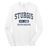 Sturgis South Dakota Sd Vintage Athletic Sports Design Tall Long Sleeve T-Shirt