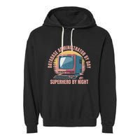Sql Security Data Dbms Database Administrator Garment-Dyed Fleece Hoodie