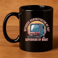 Sql Security Data Dbms Database Administrator 11oz C Handle Ceramic Mug