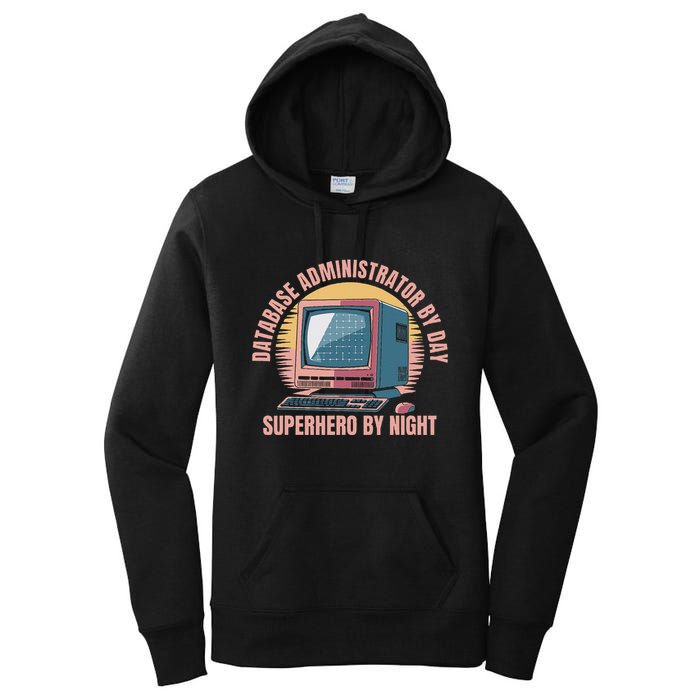 Sql Security Data Dbms Database Administrator Women's Pullover Hoodie