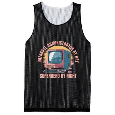 Sql Security Data Dbms Database Administrator Mesh Reversible Basketball Jersey Tank