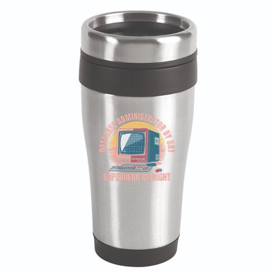 Sql Security Data Dbms Database Administrator 16oz Travel Tumbler