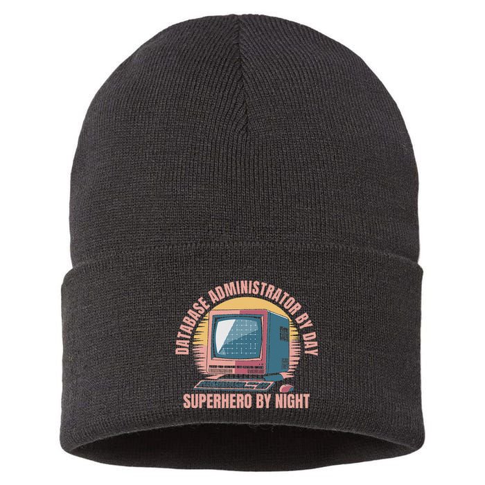 Sql Security Data Dbms Database Administrator Sustainable Knit Beanie