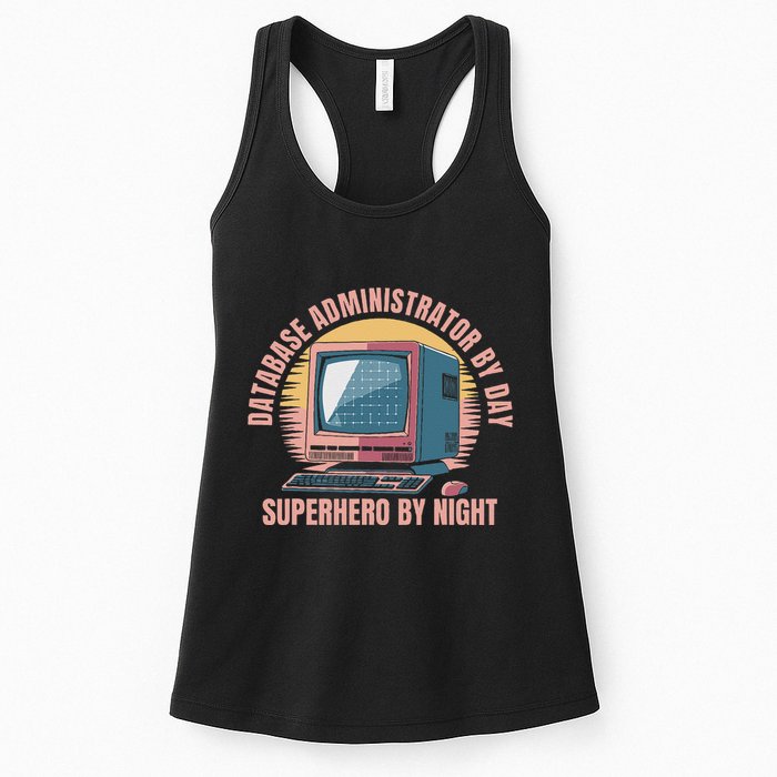 Sql Security Data Dbms Database Administrator Womens Tank Top