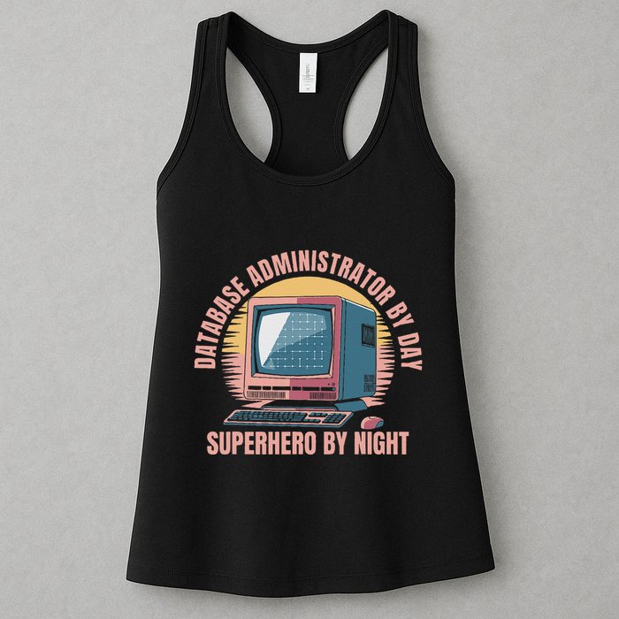 Sql Security Data Dbms Database Administrator Womens Tank Top