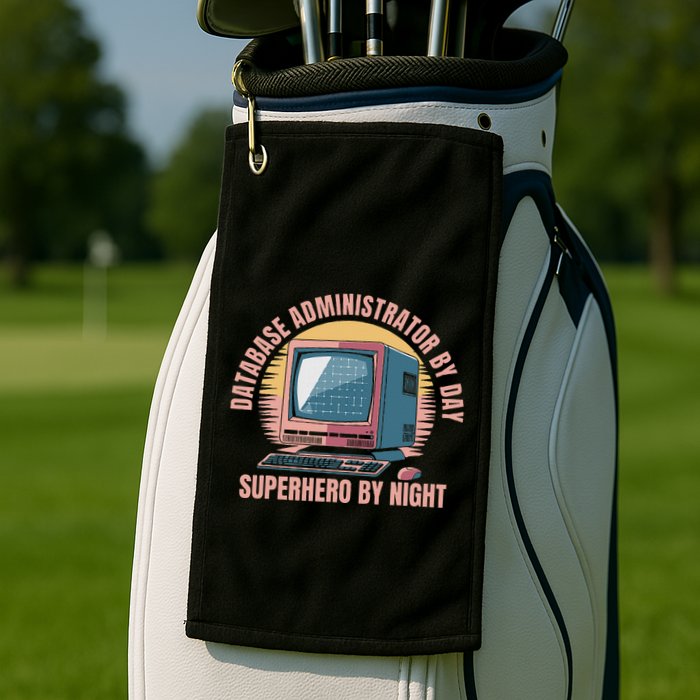 Sql Security Data Dbms Database Administrator Golf Towel