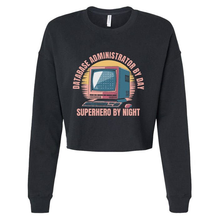 Sql Security Data Dbms Database Administrator Cropped Pullover Crew