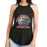 Sql Security Data Dbms Database Administrator Women's Perfect Tri Rocker Tank