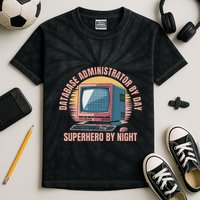 Sql Security Data Dbms Database Administrator Kids Tie-Dye T-Shirt