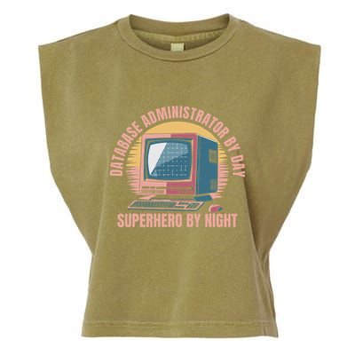 Sql Security Data Dbms Database Administrator Garment-Dyed Women's Muscle Tee