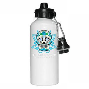 Sugar Skull Dead Pancreas Society Diabetes Awareness Aluminum Water Bottle