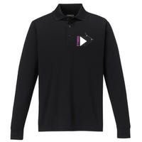 Stoke Skateboard Design Rip It Up Get Stoked Performance Long Sleeve Polo