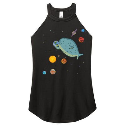 Space Seal Exploring the Planets Stars and Solar System Women’s Perfect Tri Rocker Tank