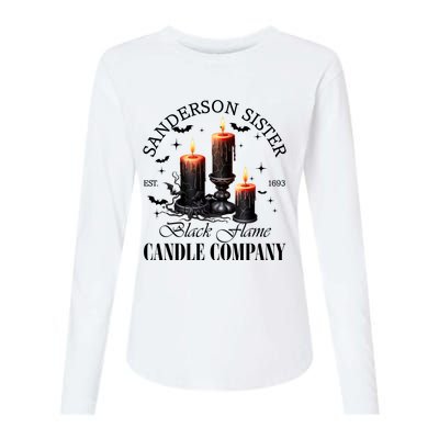 Sanderson Sisters Est 1693 Candle Company Halloween Bad Witches Vibes Womens Cotton Relaxed Long Sleeve T-Shirt