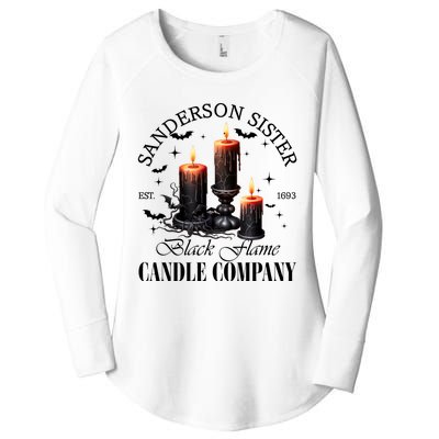 Sanderson Sisters Est 1693 Candle Company Halloween Bad Witches Vibes Women's Perfect Tri Tunic Long Sleeve Shirt