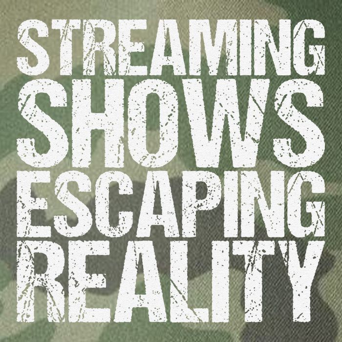 Streaming Shows Escaping Reality Funny Saying Legacy Tie Dye Trucker Hat