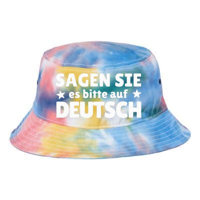 Sagen Sie Es Bitte Auf Deutsch German Teacher Tie Dye Newport Bucket Hat