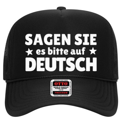Sagen Sie Es Bitte Auf Deutsch German Teacher Trucker Hat