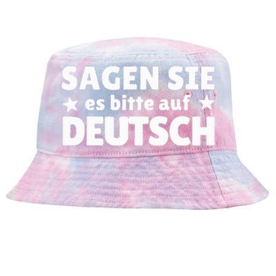 Sagen Sie Es Bitte Auf Deutsch German Teacher Tie-Dyed Bucket Hat