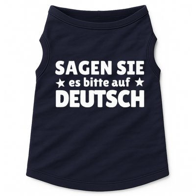Sagen Sie Es Bitte Auf Deutsch German Teacher Doggie Tank
