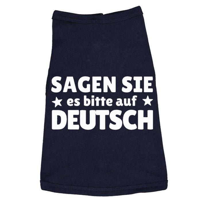 Sagen Sie Es Bitte Auf Deutsch German Teacher Doggie Tank