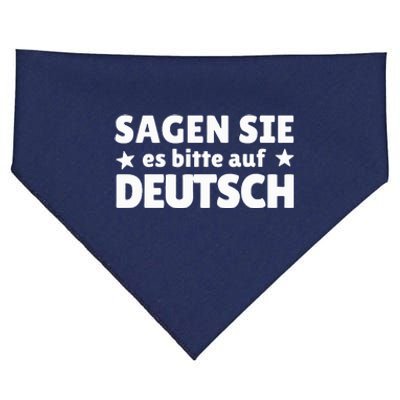 Sagen Sie Es Bitte Auf Deutsch German Teacher USA-Made Doggie Bandana