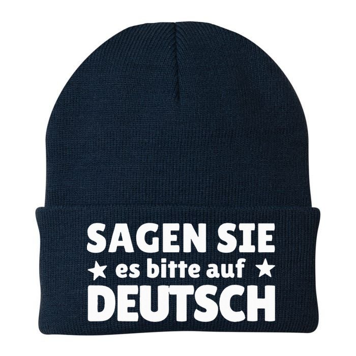 Sagen Sie Es Bitte Auf Deutsch German Teacher Knit Cap Winter Beanie