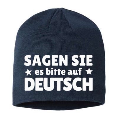 Sagen Sie Es Bitte Auf Deutsch German Teacher Sustainable Beanie