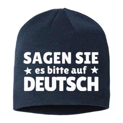 Sagen Sie Es Bitte Auf Deutsch German Teacher Sustainable Beanie