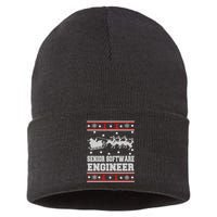 Senior Software Engineer Ugly Christmas Sustainable Knit Beanie