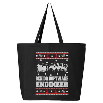 Senior Software Engineer Ugly Christmas 25L Jumbo Tote