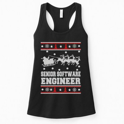 Senior Software Engineer Ugly Christmas Womens Tank Top