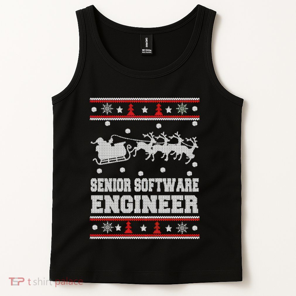 Senior Software Engineer Ugly Christmas Tank Top