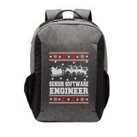 Senior Software Engineer Ugly Christmas Vector Backpack