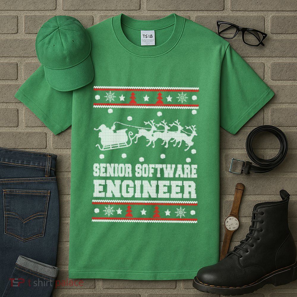 Senior Software Engineer Ugly Christmas Tall T-Shirt