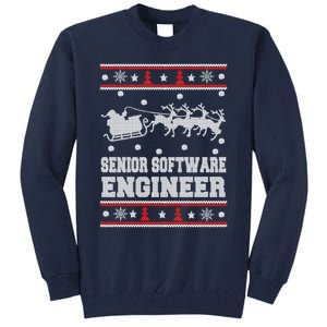 Senior Software Engineer Ugly Christmas Tall Sweatshirt