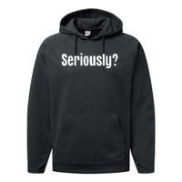 Seriously Performance Fleece Hoodie