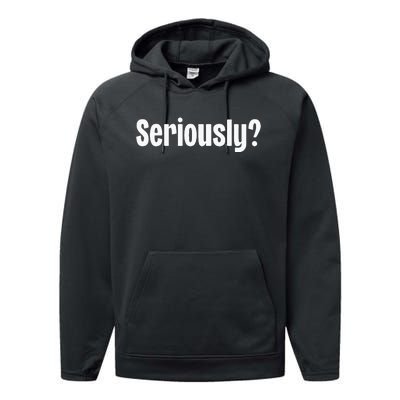 Seriously Performance Fleece Hoodie