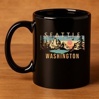 Seattle 11oz C Handle Ceramic Mug